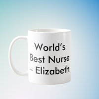 Melhor Enfermeira do Mundo - Nome Personalizado