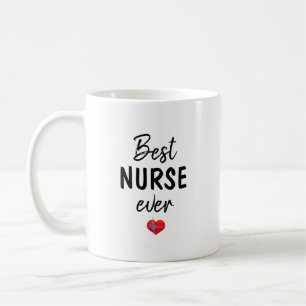 Caneca De Café Melhor Enfermeira Já - Presente Bonito para Enferm