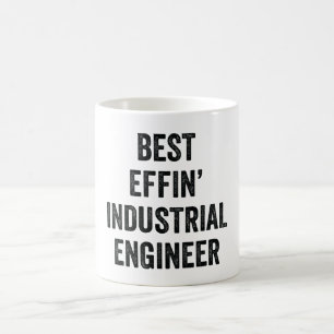 Caneca De Café Melhor Engenheiro Industrial Effin