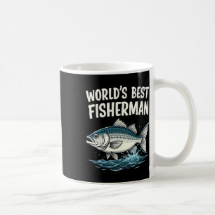 Caneca De Café Melhor Entusiasta de Pesca Pescador do Mundo