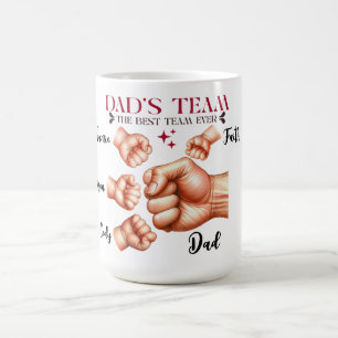 Caneca De Café Melhor Equipe de sempre: Orgulho de um Pai, person