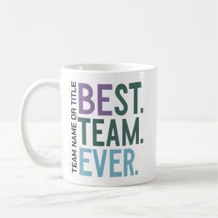 Caneca De Café Melhor Equipe de Todos os Tempos Agradecimento D
