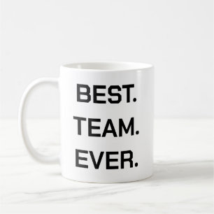 Caneca De Café Melhor Equipe de Todos os Tempos Agradecimento D