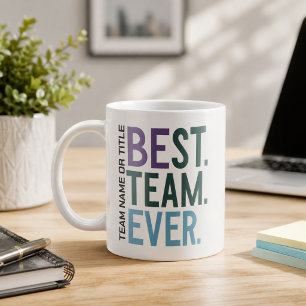Caneca De Café Melhor Equipe de Todos os Tempos   Agradecimento D
