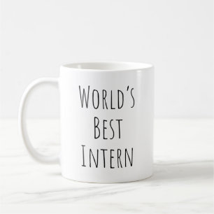 Caneca De Café Melhor Estagiário do Mundo