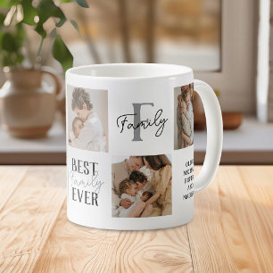 Caneca De Café Melhor Família Moderna de Todos os Tempos 5 Colage