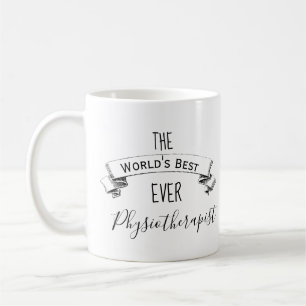 Caneca De Café Melhor Fisioterapeuta Personalizada Do Mundo