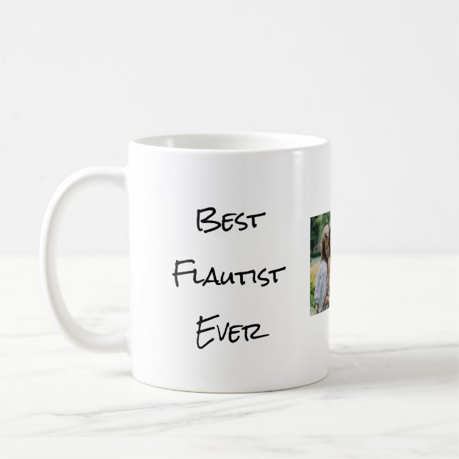 Caneca De Café Melhor Flutista do Nunca (Esquerda)