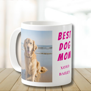 Caneca De Café Melhor Foto Da Mãe De Cão