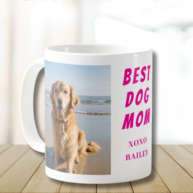 Caneca De Café Melhor Foto Da Mãe De Cão (Criador carregado)