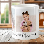 Caneca De Café Melhor Foto da Vovó Personalizada Moderna do MIMI<br><div class="desc">Apresentando o presente perfeito para o melhor MIMI de todos os tempos - uma caneca de café personalizada de colagem fotográfica! Esta na moda e caneca moderna apresentam espaço para 3 fotos especiais, criando um dom único e sentimental que qualquer avó adoraria. Com a opção de adicionar uma mensagem e...</div>