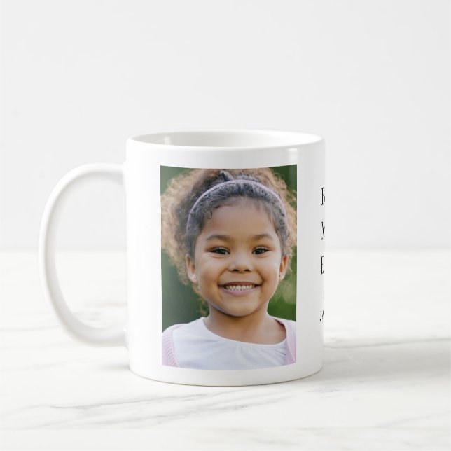 Caneca De Café Melhor Foto de Mãe  (Esquerda)