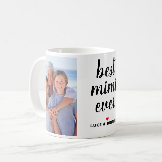Caneca De Café Melhor Foto de Mimi de Todos os Tempos (Frente Esquerda)