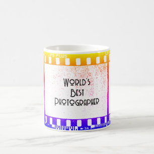 Caneca De Café Melhor Fotógrafo do Mundo de Filmes de 35 mm