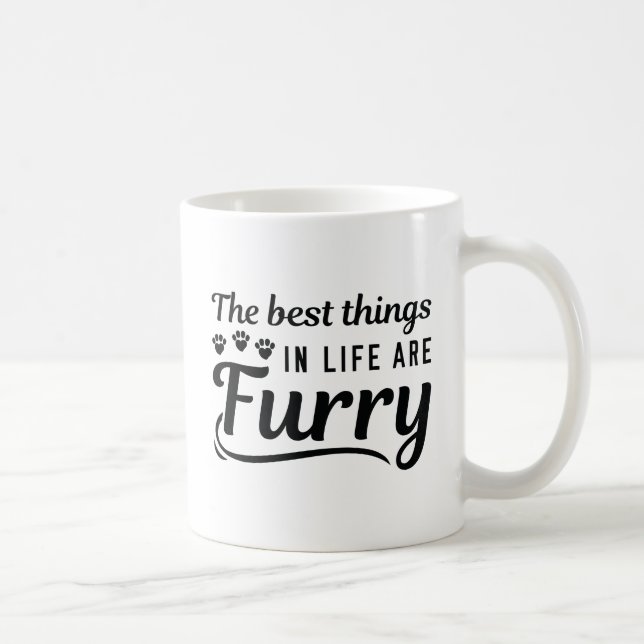 Caneca De Café Melhor Furry (Direita)