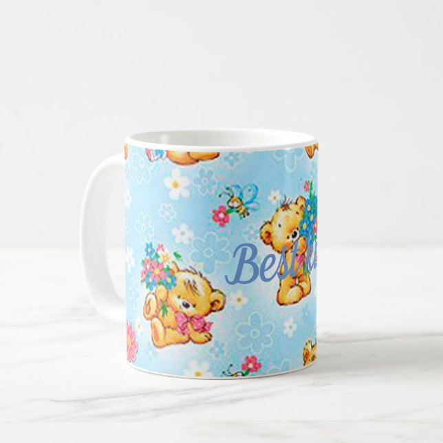 Caneca De Café Melhor garoto (Frente Esquerda)