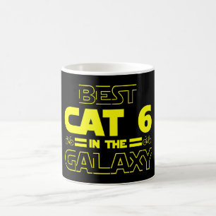 Caneca De Café Melhor Gato 6 Na Galáxia