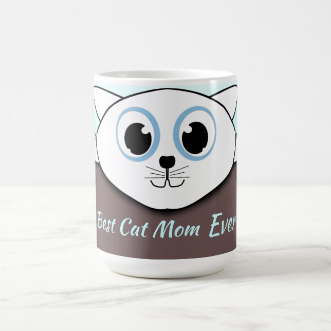 Caneca De Café Melhor Gato Mãe De Coffee Mug (Centro)