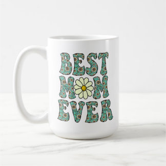 Caneca De Café Melhor Gato Mamãe Ever Daisies