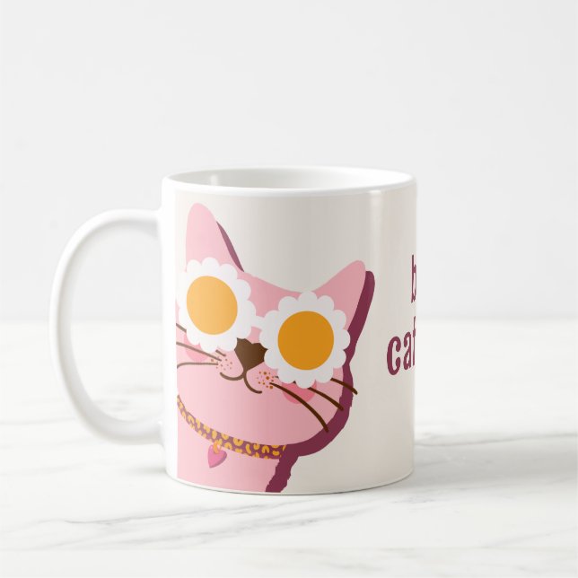 Caneca De Café Melhor Gato Moderno Mãe De Mug (Esquerda)