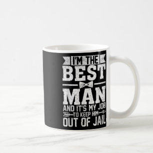 Caneca De Café Melhor Homem Casamento Padrinhos Divertido Noiva S