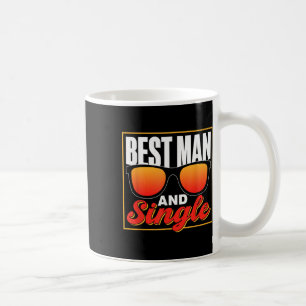 Caneca De Café Melhor Homem E Noiva Solteira Festa Equipe Noivo B