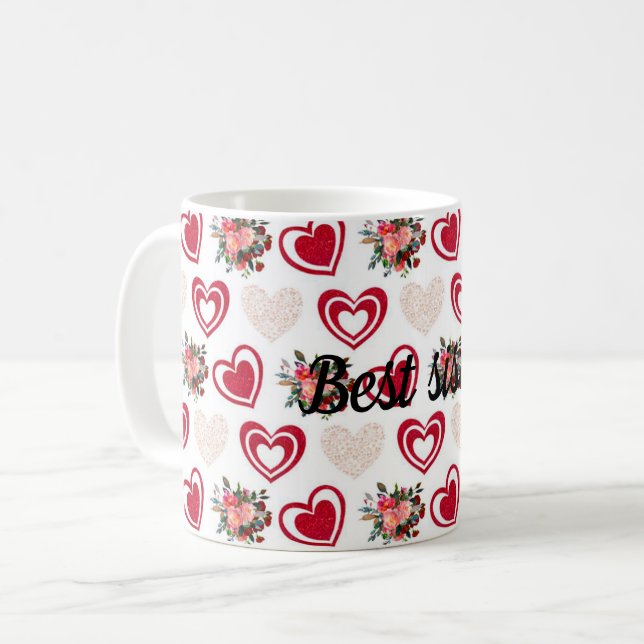 Caneca De Café Melhor irmã (Frente Esquerda)