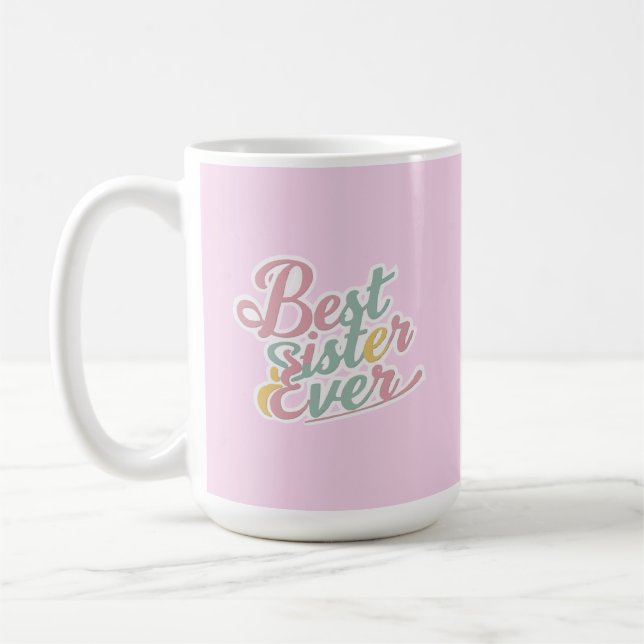 Caneca De Café Melhor irmã de todos os tempos (Esquerda)