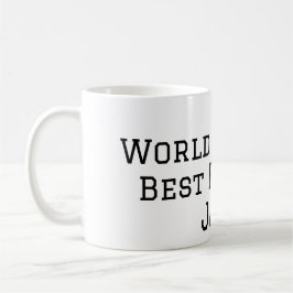 Caneca De Café Melhor irmão do mundo adicionar nome texto esporte