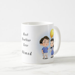 Caneca De Café Melhor Irmão do Mundo Irmão & Irmã