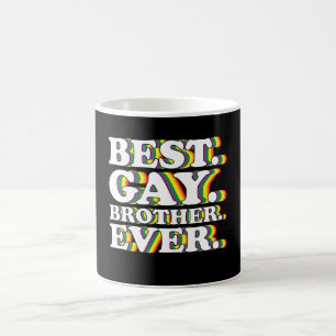 Caneca De Café Melhor Irmão Gay de Sempre Família Orgulho LGBTQ A