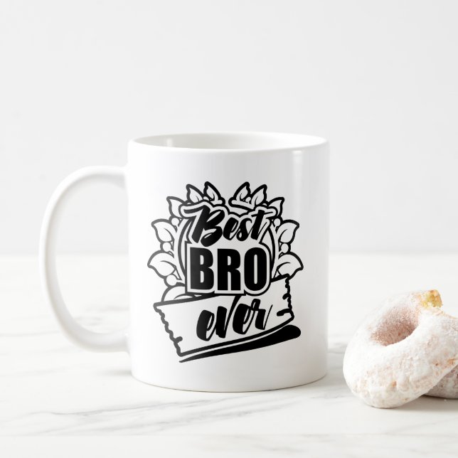 Caneca De Café Melhor Irmão Nunca (Com Donut)
