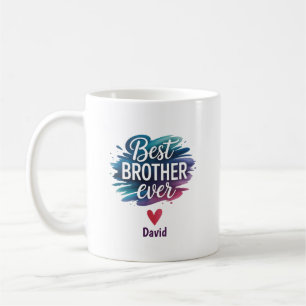 Caneca De Café Melhor Irmão Nunca Mug Presente personalizado pa