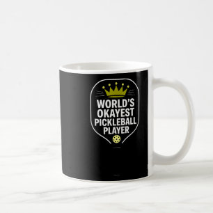 Caneca De Café Melhor jogador de pickleball do mundo engraçado pi