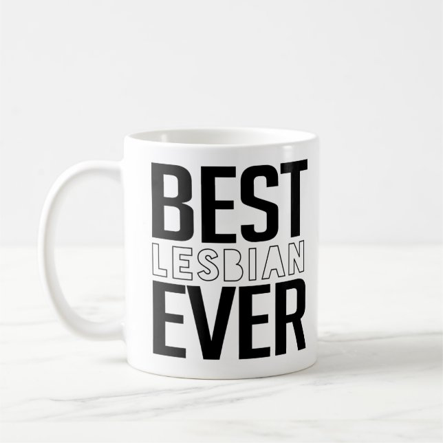 Caneca De Café Melhor-Lésbica-De-Todos-Os-Tempos (Esquerda)