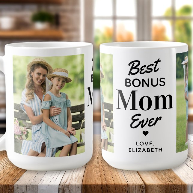 Caneca De Café Melhor MÃE BONUS Alguma Vez Personalizada 2 Etapa  (Criador carregado)