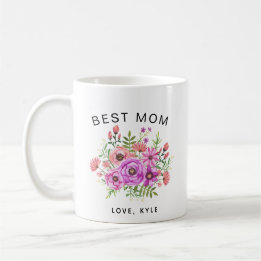 Caneca De Café melhor mãe café com dia de as mães de buquê floral