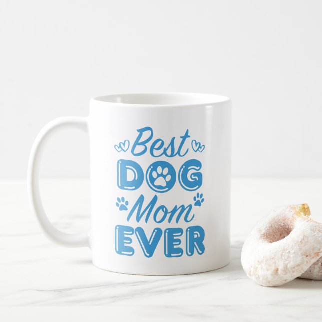 Caneca De Café Melhor Mãe De Cachorro (Com Donut)