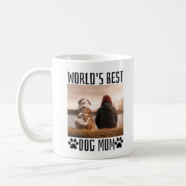 Caneca De Café Melhor Mãe de Cachorro do Mundo (Esquerda)