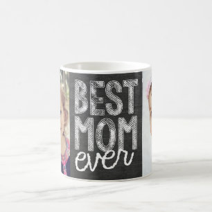 Caneca De Café Melhor Mãe De Chalk Mug