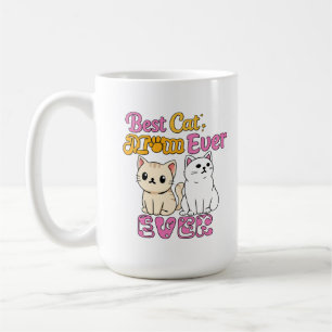 Caneca De Café Melhor mãe de gato de todos os tempos
