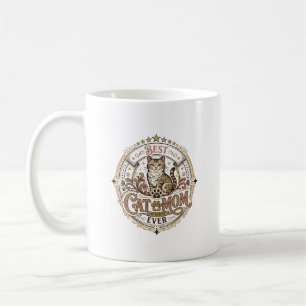 Caneca De Café Melhor Mãe de Gato de Todos os Tempos Mãe de Gato 