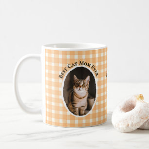 Caneca De Café Melhor Mãe de Gato Já Personalizado Divertido Fofo