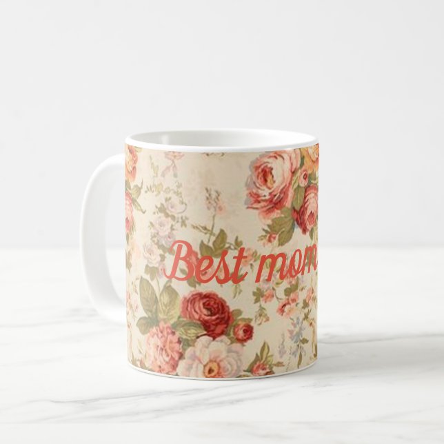 Caneca De Café Melhor mãe de sempre (Frente Esquerda)