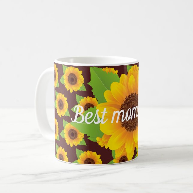 Caneca De Café Melhor mãe de sempre (Frente Esquerda)