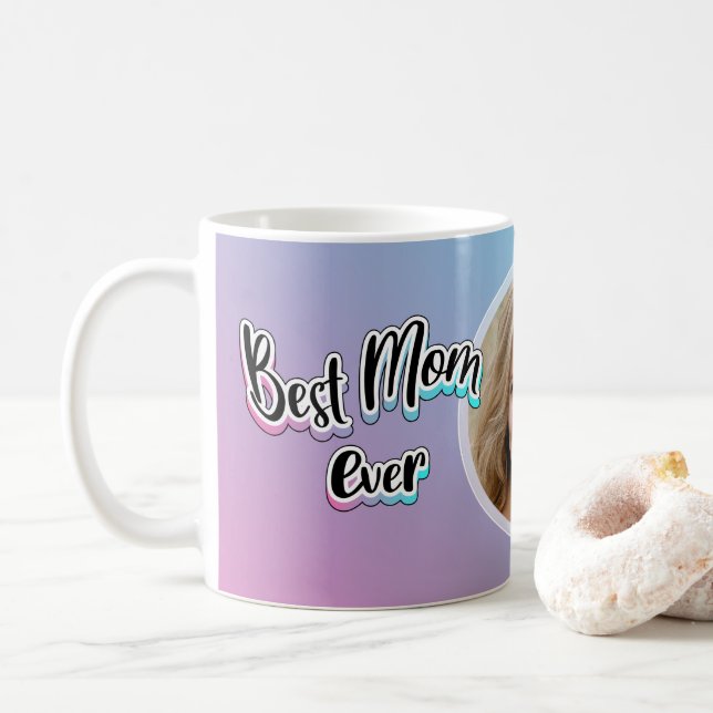 Caneca De Café Melhor mãe de sempre (Com Donut)