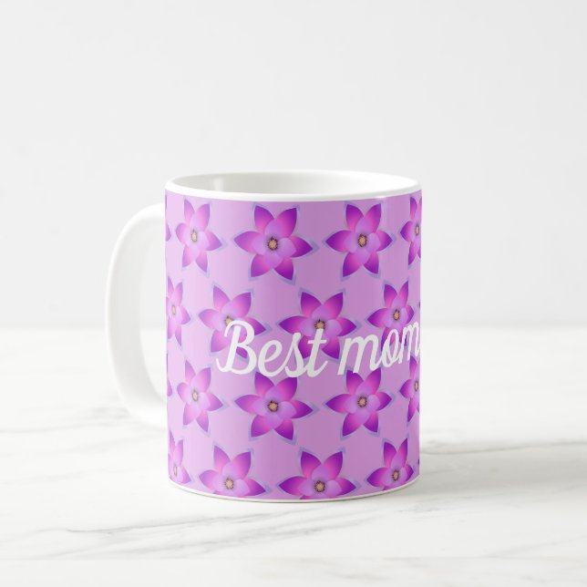 Caneca De Café Melhor mãe de sempre (Frente Esquerda)