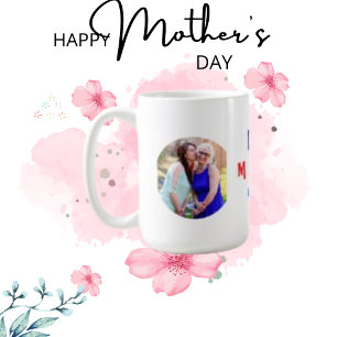 Caneca De Café Melhor Mãe de Sempre, Foto Personalizada e Persona