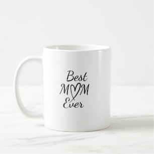 Caneca De Café Melhor Mãe de Todos Citação Simples