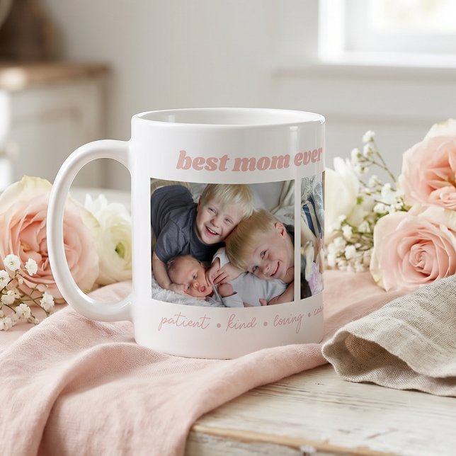 Caneca De Café Melhor Mãe de Todos Foto Personalizada (Criador carregado)